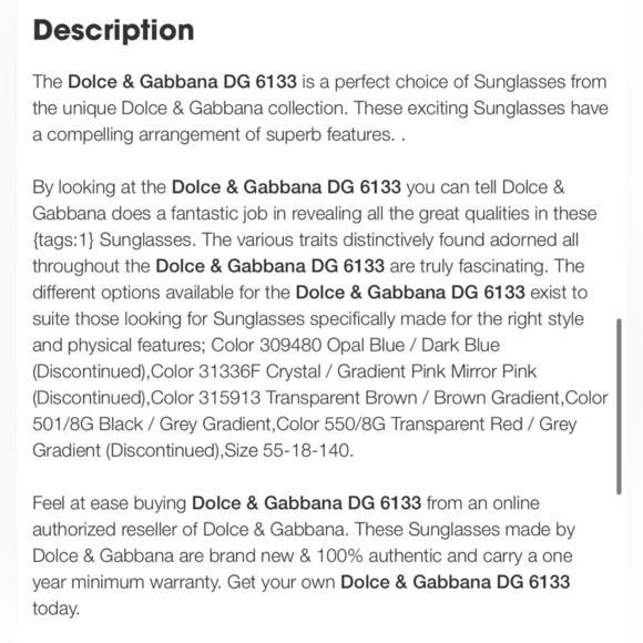 DOLCE & GABBANA Crystal Cat Eye Sunglasses - Picture 4 of 6